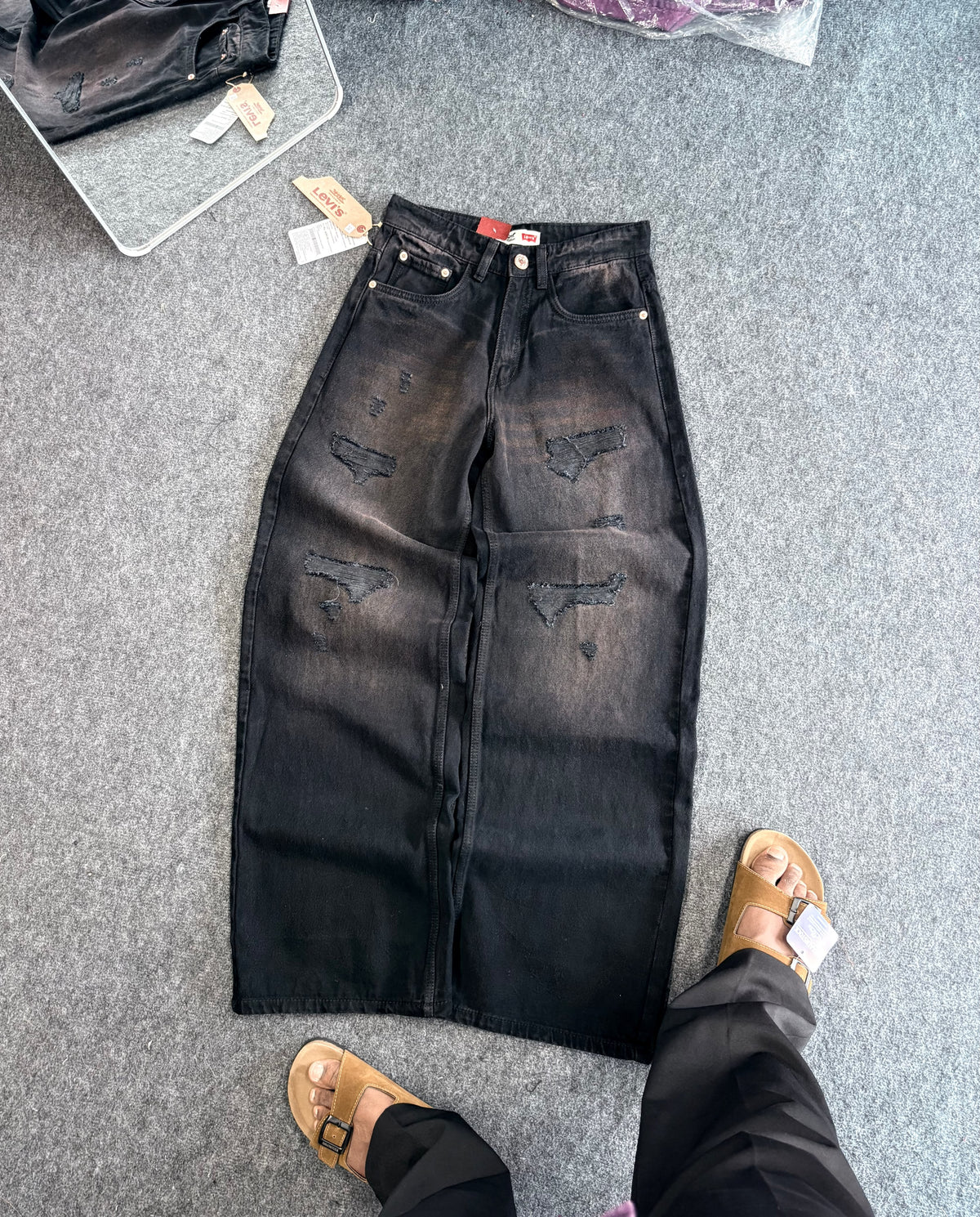 LEVI'S 1ST COPY WIDELEG JEANS